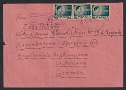 1946, ca., Auslandsbrief, ab Cisnadie, Rumänien, nach Wörth, ...