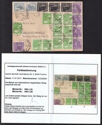 Arbeiter, 10 Pf., dabei 8mal in b-Farbe, diverse weitere Werte, ...