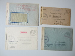 1945/46, 28 US-Zensur-Postbelege, nach Riemer A 1 b, dabei 12mal ...