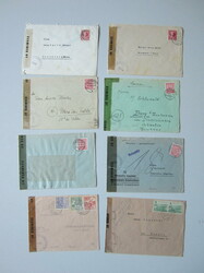 1945/46, 69 US-Zensur-Postbelege, nach Riemer A 1 b, dabei 13mal ...