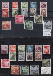 1935/60, kleines, überwiegend postfr. Lot a. Steckkarten, u.a. ...