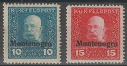 4810: Österreich Feldpost Montenegro