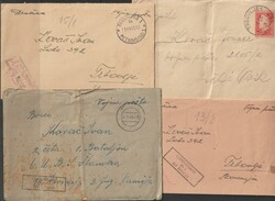 1945/51 Military mail. Thirteen covers with contents from the ...