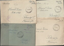 1945/51 Military mail. Thirteen covers with contents from the ...