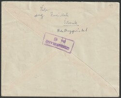 1945 Split Provisional Issue 1945. Philatelically inspired cover ...