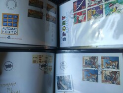 1976/2000 Sweden. Collection of FDC in six smaller albums in a box ...