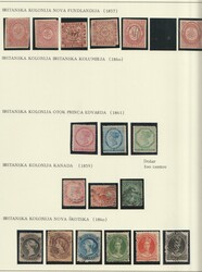 ca 1851/1949 Canada (and old states). Thematic collection "First ...