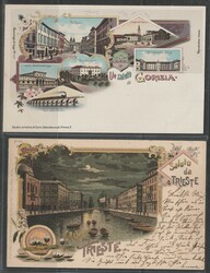 ca 1898 Italy. Lot of six picture (Gorizia/Trieste) of which four are ...