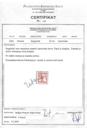 1919 Chainbreakers. Value of 10 vin., zig-zag rouletted on thick, ...