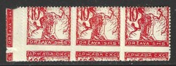 1919 Chainbreakers. Value of 10 vin., zig-zag rouletted in horizontal ...