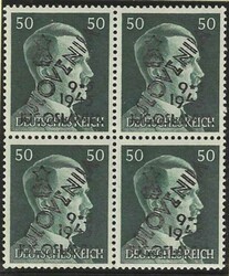 1945 Slovenia, Provisional Issues 1945. Maribor, 50 pfg. with double ...