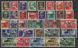 1945 Venezia Giulia. Complete run of 31 stamps, MNH of very good ...