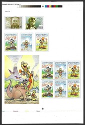 1998 Slovenia. Miki Muster, comics. Essay for set and S/Sheet (other ...
