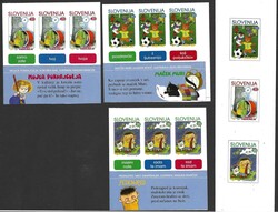 2000 Slovenia. Children cartoons 2000, trial prints of stamps, stamps ...