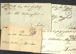 ca 1830/98 Slovenia. Smaller lot of seven covers, generally ex-offo ...