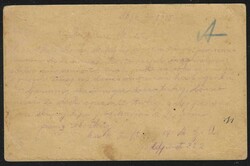 1915 Austria. Stampless postcard, from a Slovene serving Austrian ...