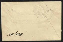 1919 Prelog. Cover franked with Cr. 1,05 sent express-registered from ...
