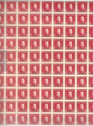 1914 Serbia, Austrian Fieldpost. "Line overprint SERBIEN". Values of ...