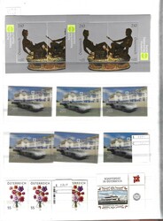 2002/19 Austria. Accumulation of only € MNH stamps in thinner album ...
