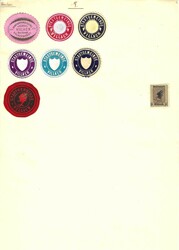 ca 1910/5 Austria. Carinthia, collection of cover sealing labels from ...