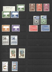 1956/73 Europe Cept. In basic numbers at sight complete collection of ...