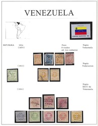 ca 1843/1960 South America. Collection of "First issues" on thirty ...