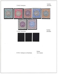 ca 1860/1981 Middle America, Carribean Islands. Collection of "First ...