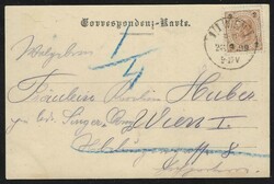 1899 Fram, two motifs - general view and Štampfl Inn, mailed 1899