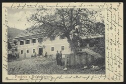 1903 Bohinjska Bela, J. Zupan Inn, mailed 1903. Postcard has a heavy ...