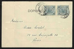 1903 Bohinjska Bela, J. Zupan Inn, mailed 1903. Postcard has a heavy ...