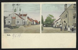 1906 Dob, two motifs, 1906, not mailed