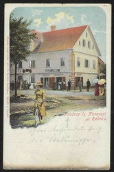 1911 Nova vas (near Rakek), centre of the village, mailed 1911, some ...