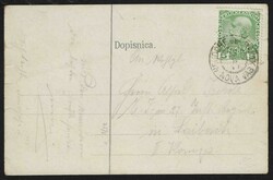 1911 Nova vas (near Rakek), centre of the village, mailed 1911, some ...