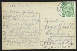 1912 Sv Lenart (Laško), general view, mailed 1912. Nice strike of ...