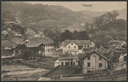 1925 Trbovlje, general view, mailed 1925, slightly creased in upper ...