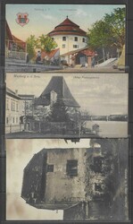 ca 1904/29 Maribor, three picture postcards of Maribor towers, two of ...