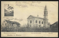 ca 1910 Teharje, old and new Anton of Padua church, mailed ca 1910, ...