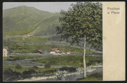 ca 1915 Plave, general view, unused