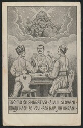 ca 1920 Gaspari, Slovans. Declaration postcard Nr. 140, unused, ...