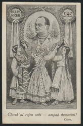 ca 1920 Gaspari, Janez Evangelist Krek. Declaration postcard Nr. 144, ...