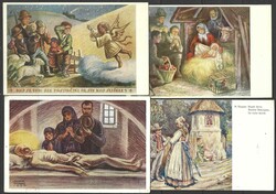 ca 1922/80 Maksim Gaspari, lot of twentysix picture postcards. With ...