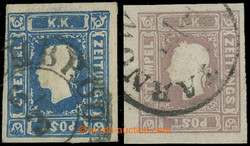 4745057: Austria Newspaper Stamp 1858/59