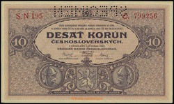 110.500: Banknoten - Tschechoslowakei