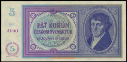 110.500: Banknoten - Tschechoslowakei