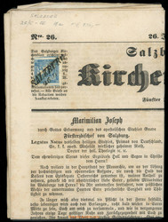 4745052: Austria Newspaper Stamps 1851