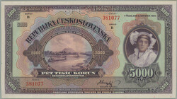 110.500: Banknoten - Tschechoslowakei