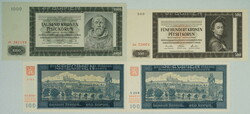110.500: Banknoten - Tschechoslowakei