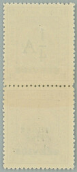 1935-1936 SG.O323+O325, Coat of arms 4 Ann SERVICE in vert. pair with ...