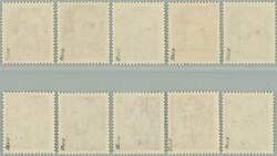 1944 CHUSTSKY OVERPRINT / Majer C13, C23, selection of both values ...