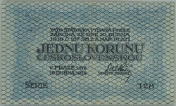 1919 Ba.7, 1CZK 1919, set 128; nice